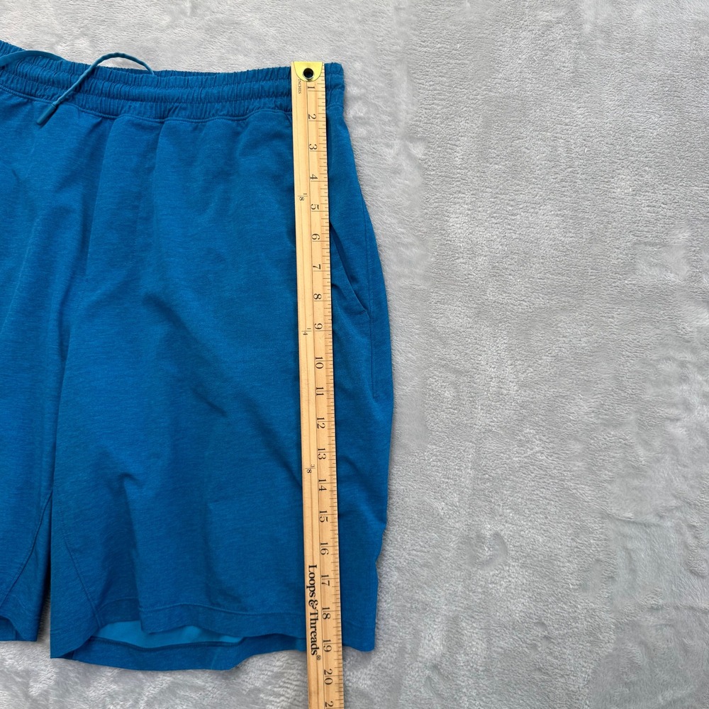 Lululemon Shorts Men L Blue Pace Breaker Linerless Athletic Gym Running Training - Picture 9 of 13
